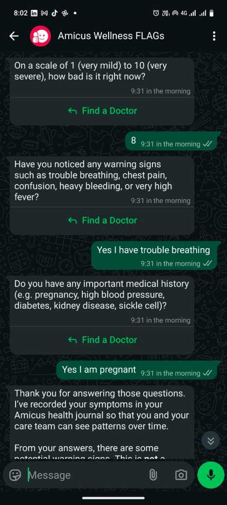 Journal symptoms screenshot 2